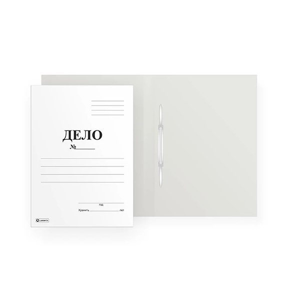 Папка скоросшиватель карт. плотный 400гр. "Дело"МЕЛ. Lamark/250