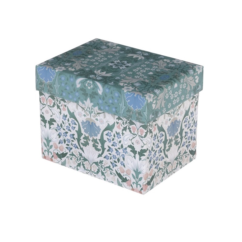 Коробка картонная с крышкой 125х90х100 мат.ламин, Morris