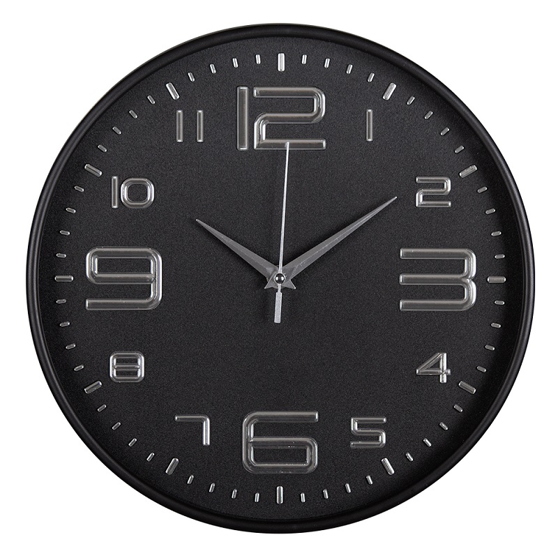 Часы настенные круг "Рубин. Классика" 30см., черный 