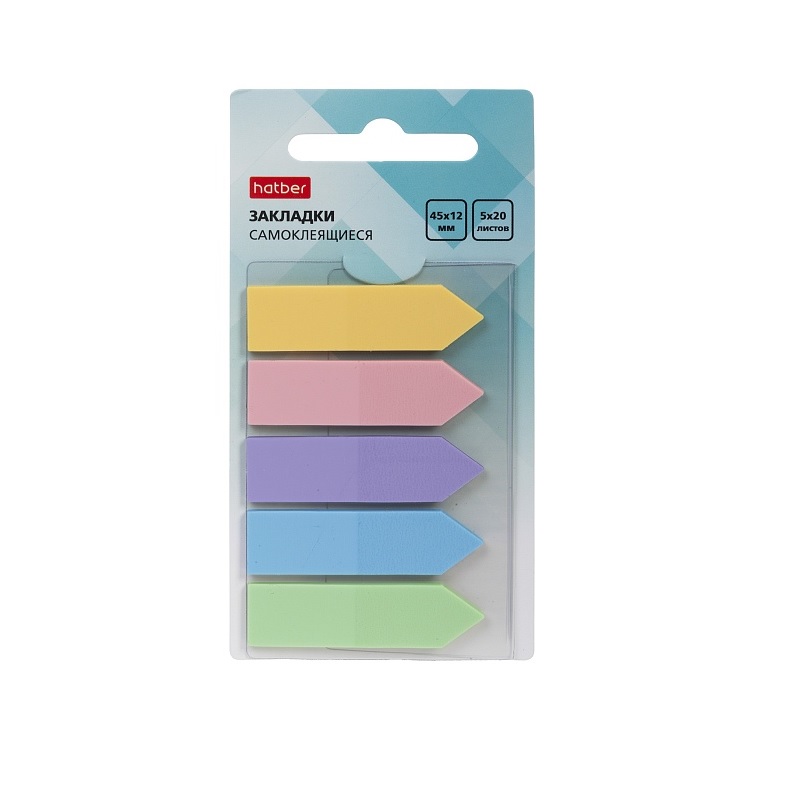 Закладки сам.пласт. Hatber (45*12-5*20л) стрелки