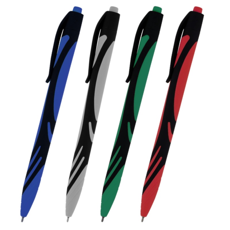 Ручка авт. шар. син. 0,7мм Brauberg Ultra Color Classic, линия 0,35мм, грип, корп. ассорти