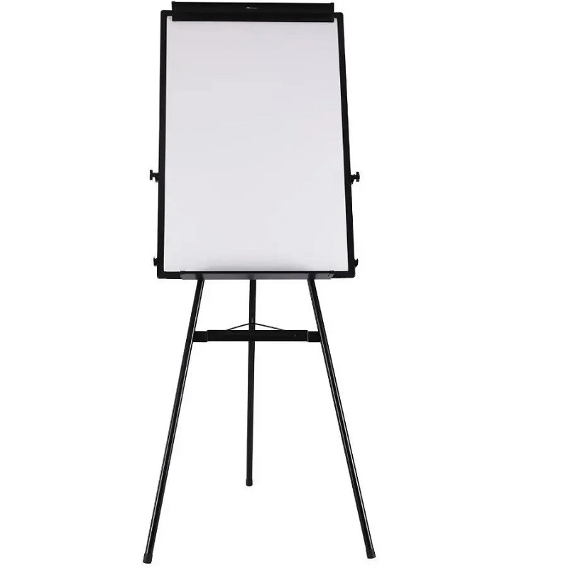 Флип-чарт на треноге (магнито-маркерный), (90*60) "Deli", покр. лак, бел.