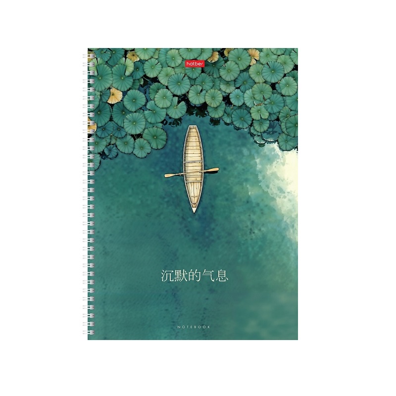 Тетрадь  А4  80л. кл. спир."Хатбер" Дыхание тишины, тв.обл