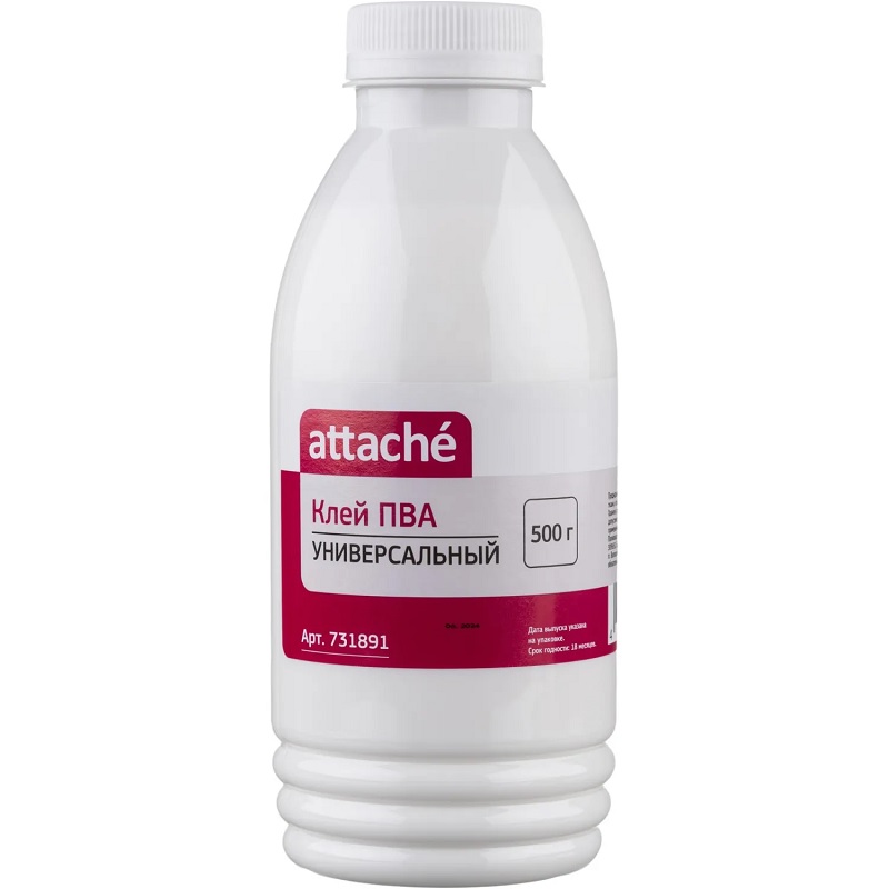 Клей ПВА 500 гр. "Attache"/12