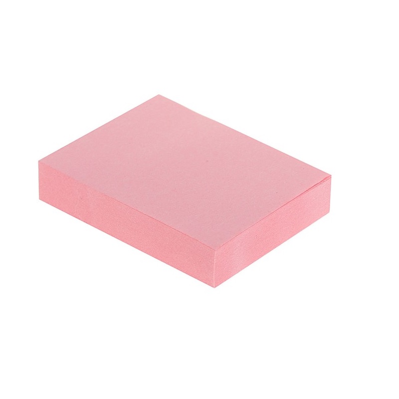 Блок с кл.сл.38*51 1шт., 100л., розовый