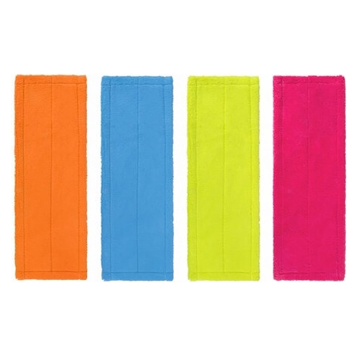 Насадка д/швабры МОП микрофибра/абразив, (1шт.), 42см, карманы (ТИП-К) Laima/4