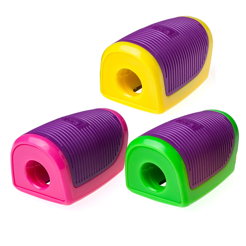 Точилка пласт. без контейн., Hatber ULTRA, ассорти/36