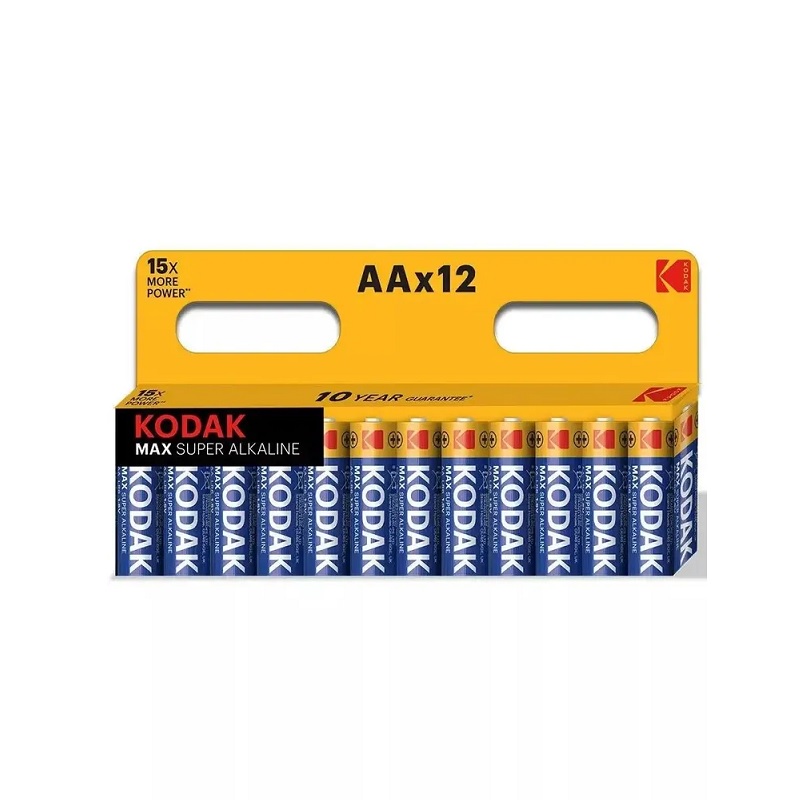 Эл.пит. АА/(alkaline) Kodak MAX Super, блистер 12 шт./12