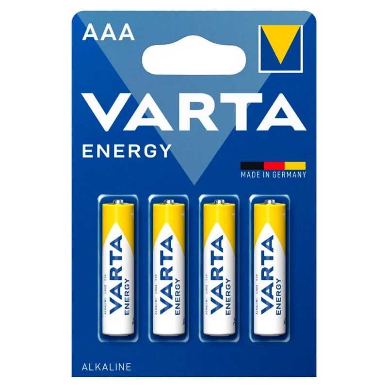 Эл.пит. ААА/(alkaline) VARTA ENERGY, блистер  4 шт./40