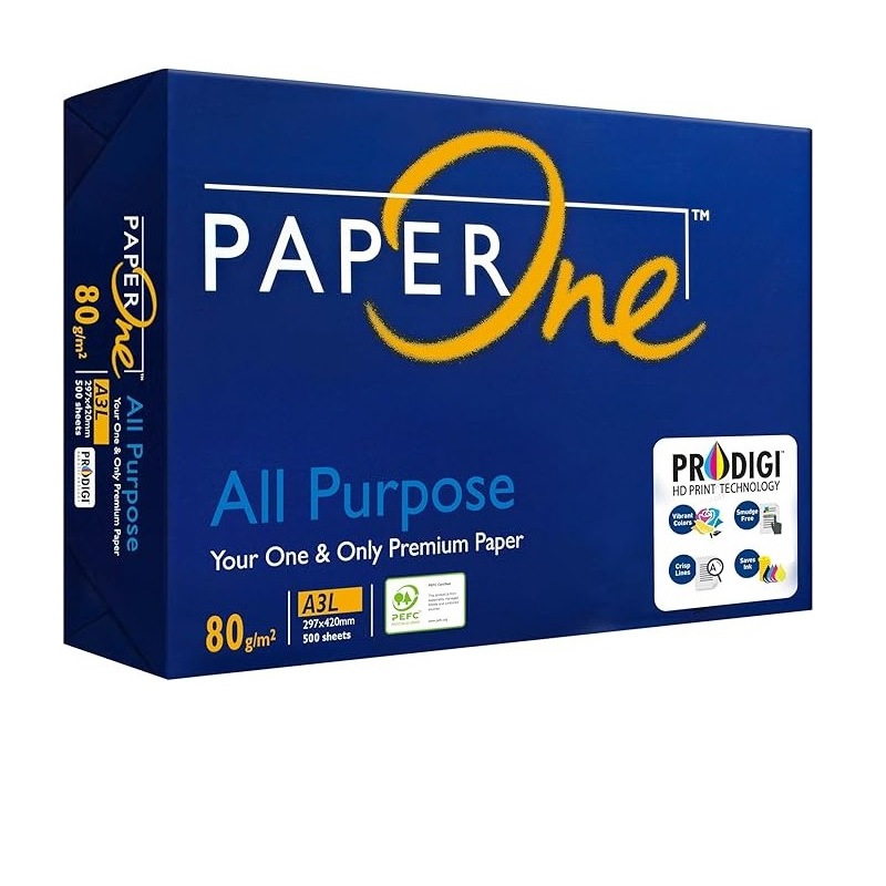 Бумага A3  80гр.   PaperOne All Purpose   "класс A"/5