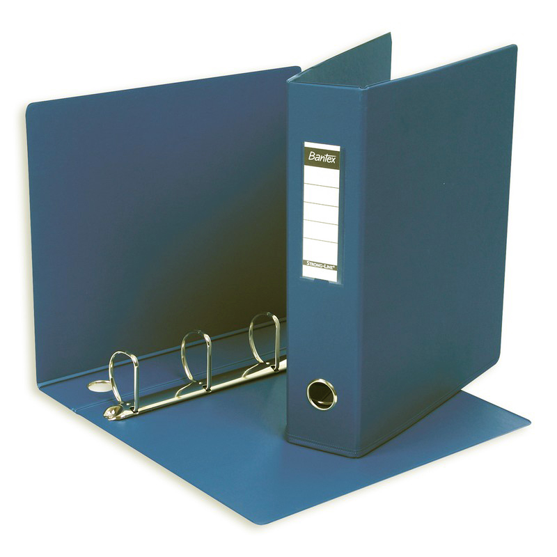 Папка 4D кольца 60мм. типо "Bantex", синяя