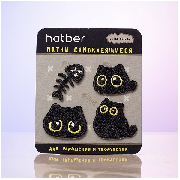 Наклейки декоративные самокл. "Кошмарики" (патчи)