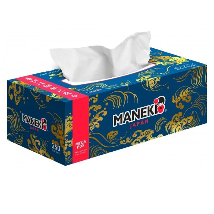 Салфетки для офиса Maneki Dream 2сл.аром.OCEAN (250шт)/3/36