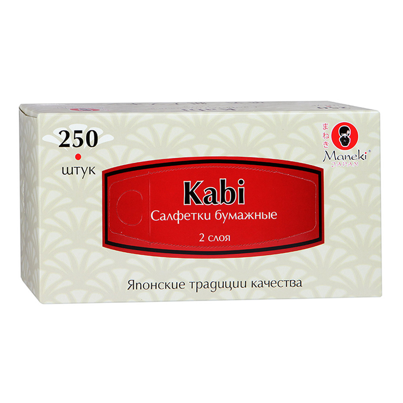 Салфетки для офиса Maneki Dream 2сл. серия Kabi (250шт)/3/60