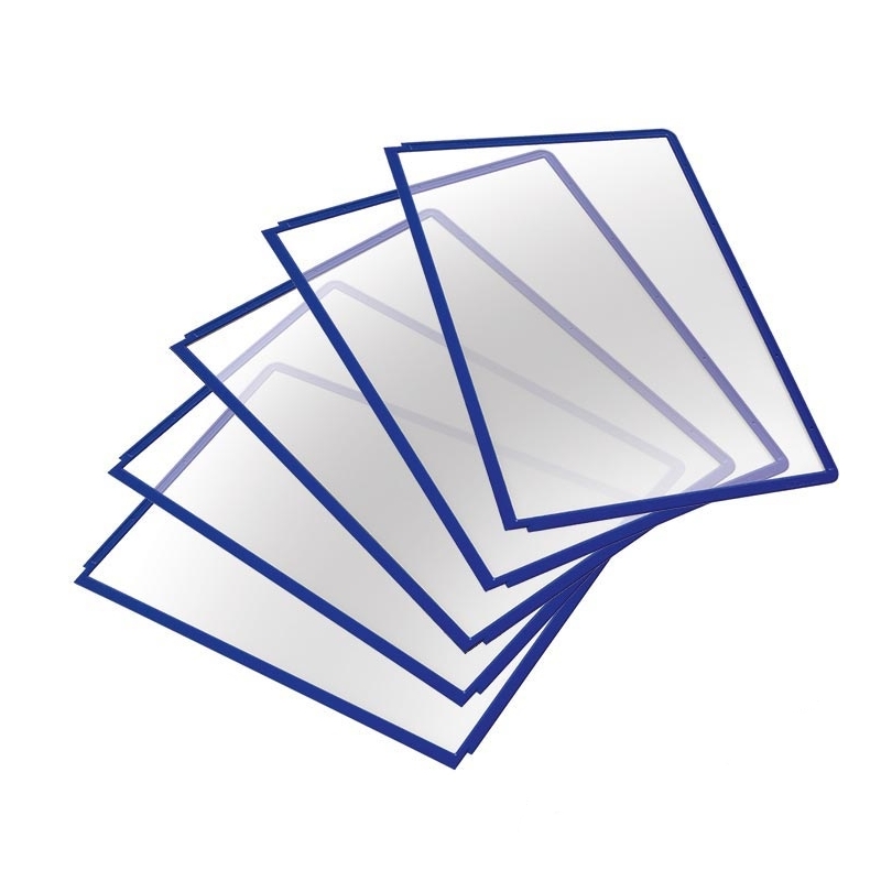 Панели для демо-системы DURABLE Sherpa А4 (5шт.), т.син.