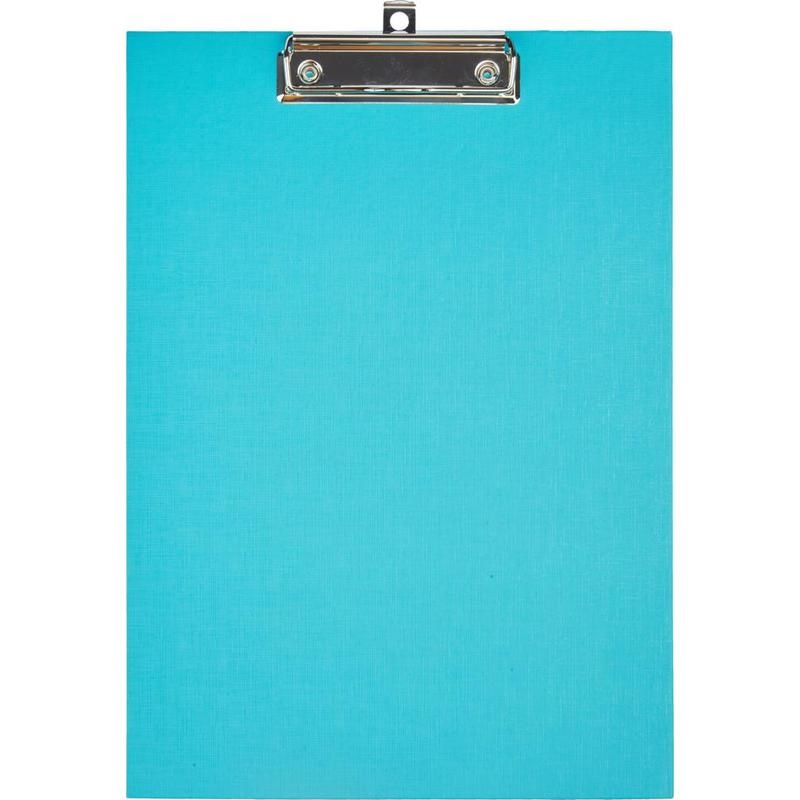 Папка - планшет А4 Комус, с верх. зажимом, бирюзовый