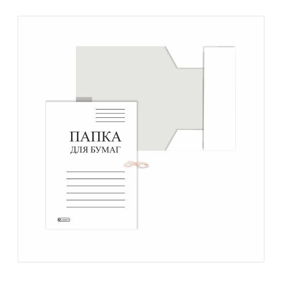 Папка с ТЕСЕМКАМИ карт.МЕЛОВАННАЯ б. 400г/м2 Lamark
