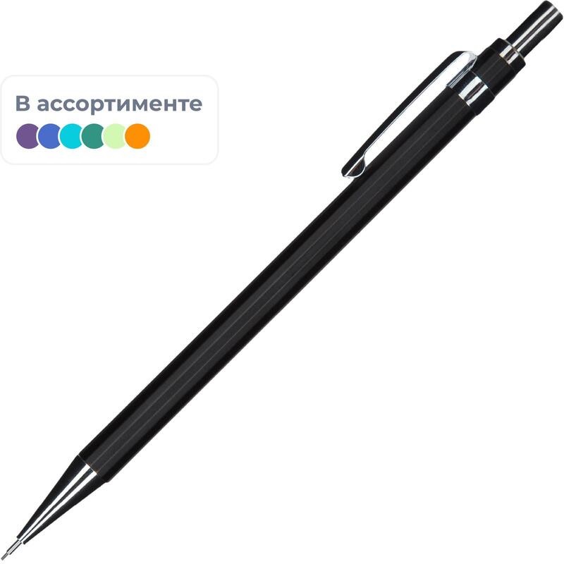 Карандаш мех. 0,5мм Deli, корп.металл