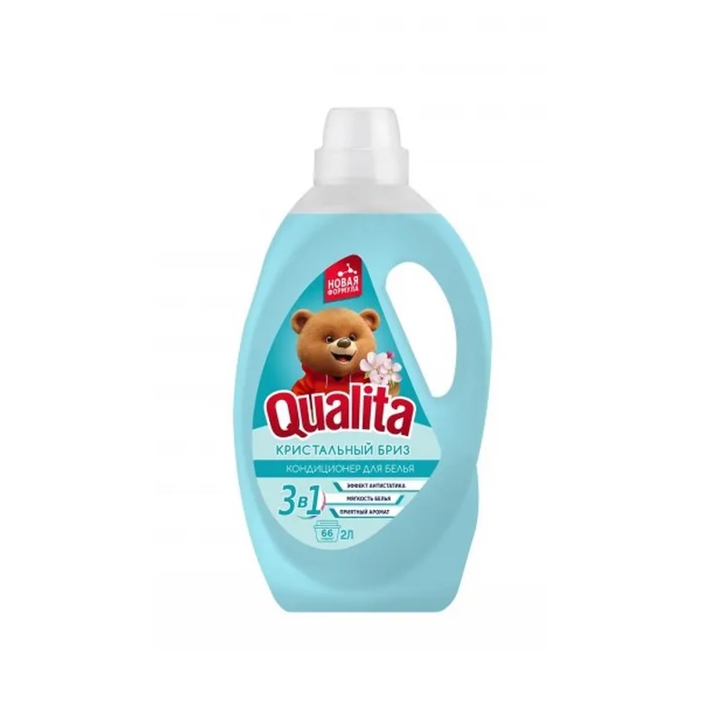 Кондиционер д/белья 2 л "Qualita" кристальный бриз
