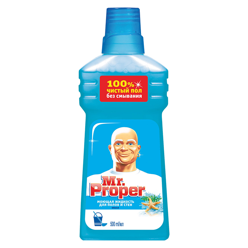 /М Моющее средство д/полов и стен "Мистер Пропер" 500мл Океан/Океанская свежесть20