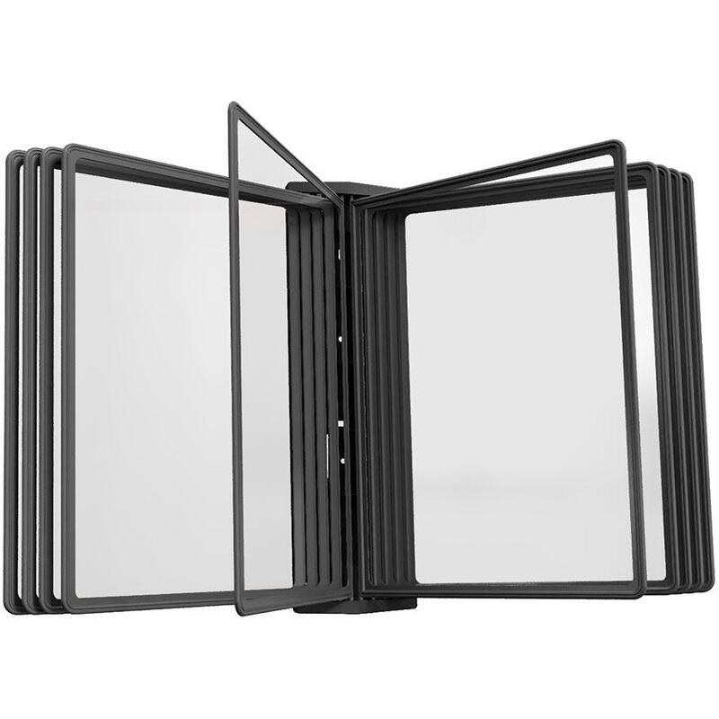 Демосистема настенная "Promega office", 10 панелей, черный с черн. кантами