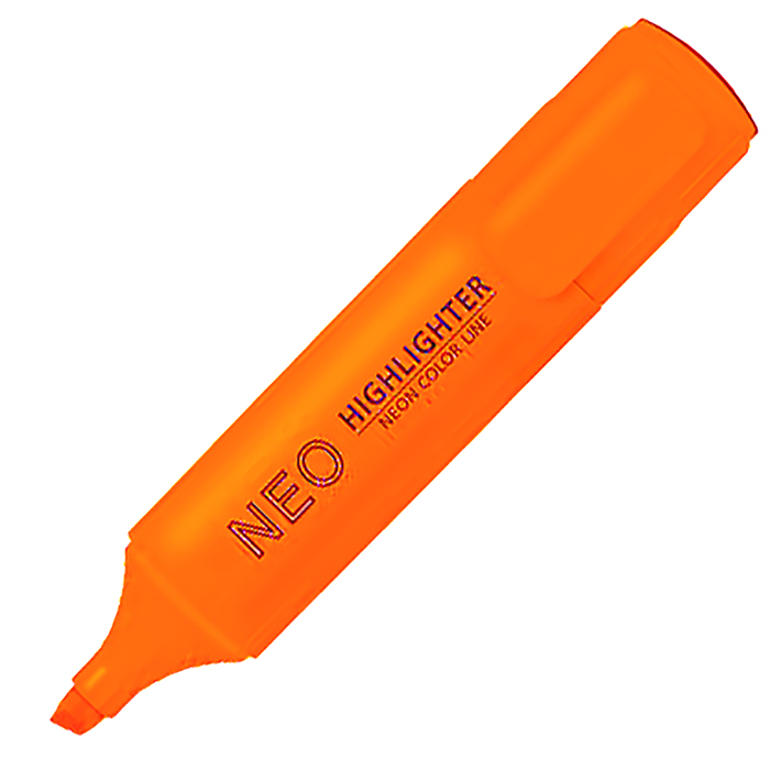 Текст.-маркер Hatber NEO,оранж./12