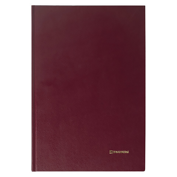 Книга учета  96л. лин., книжн., тверд. обл., офсет, Brauberg А4