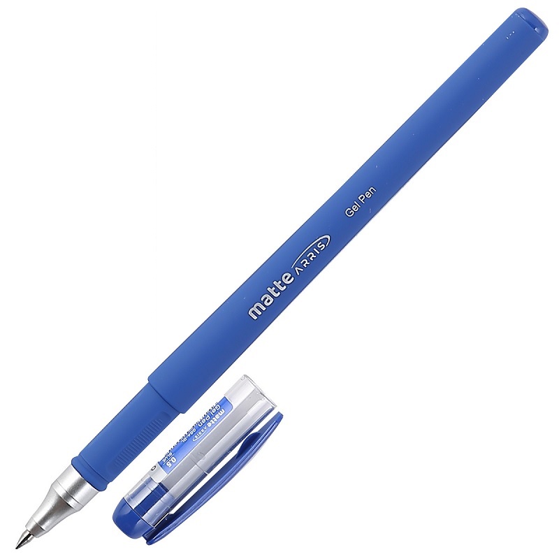 Ручка гел. син. 0,5мм Deli Arris, синий корп.