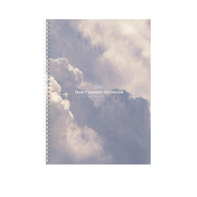Тетрадь  А4  96л. кл. спир. "Хатбер"Dream", тверд.обл.