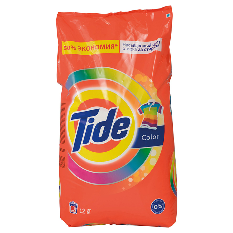 Порошок стиральный 12кг. "TIDE" Color автом.