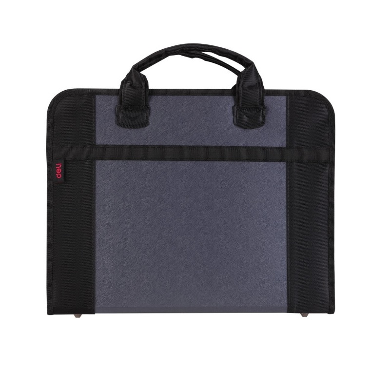 Портфель 3 отд. пласт. Deli А4 0,9мм, серый