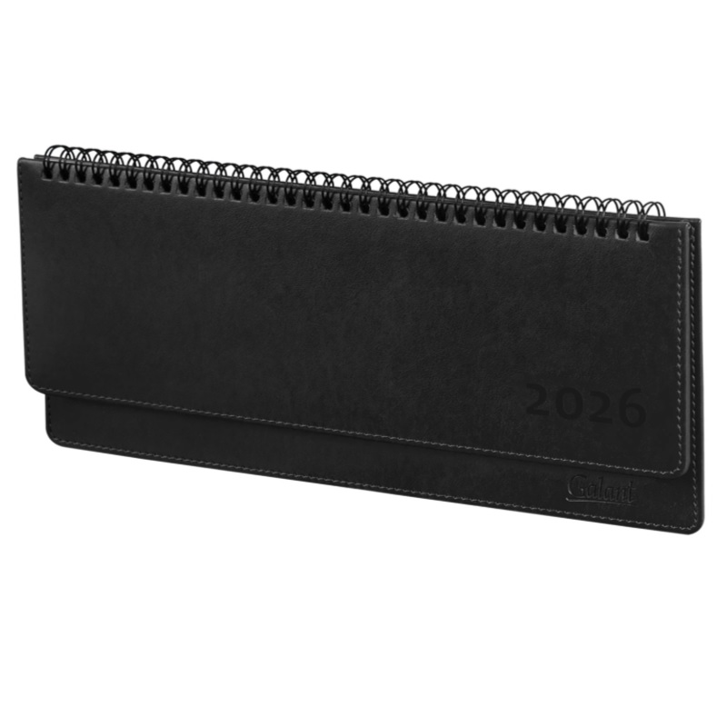 2026/Планинг GALANT "Ritter", 305х140мм, гребень, под кожу, черный